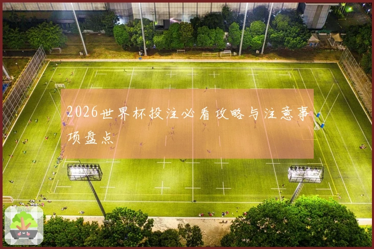 2026世界杯投注必看攻略与注意事项盘点
