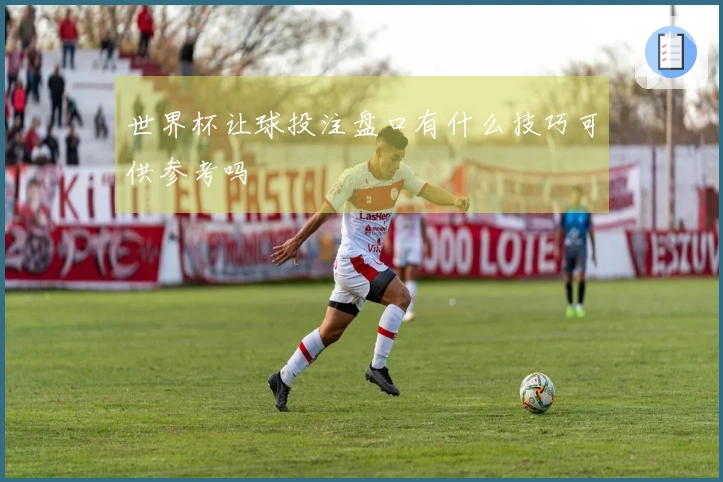 世界杯让球投注盘口有什么技巧可供参考吗